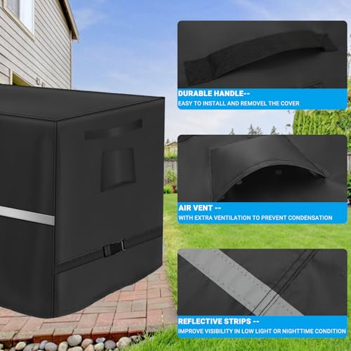 Deck Box Cover Heavy Duty Waterproof Deck Box with Handle - Image 5