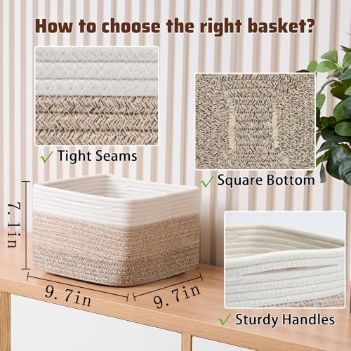 MiniArk Small Organizing Baskets for Cubes Shelf, 9. | All Products - Image 3