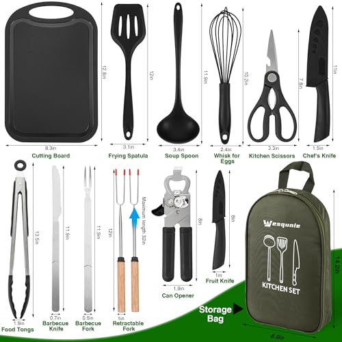 Camping Essentials Cookware Cooking Utensils Set - Image 3