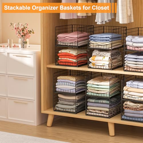 Hongtamoya 4-Tier Stackable Closet Organizers and Storage - Image 6