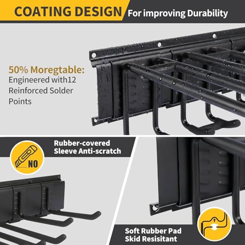 66'' Heavy-Duty Garage Tool Organizer Wall Mount – 720lbs - Image 5