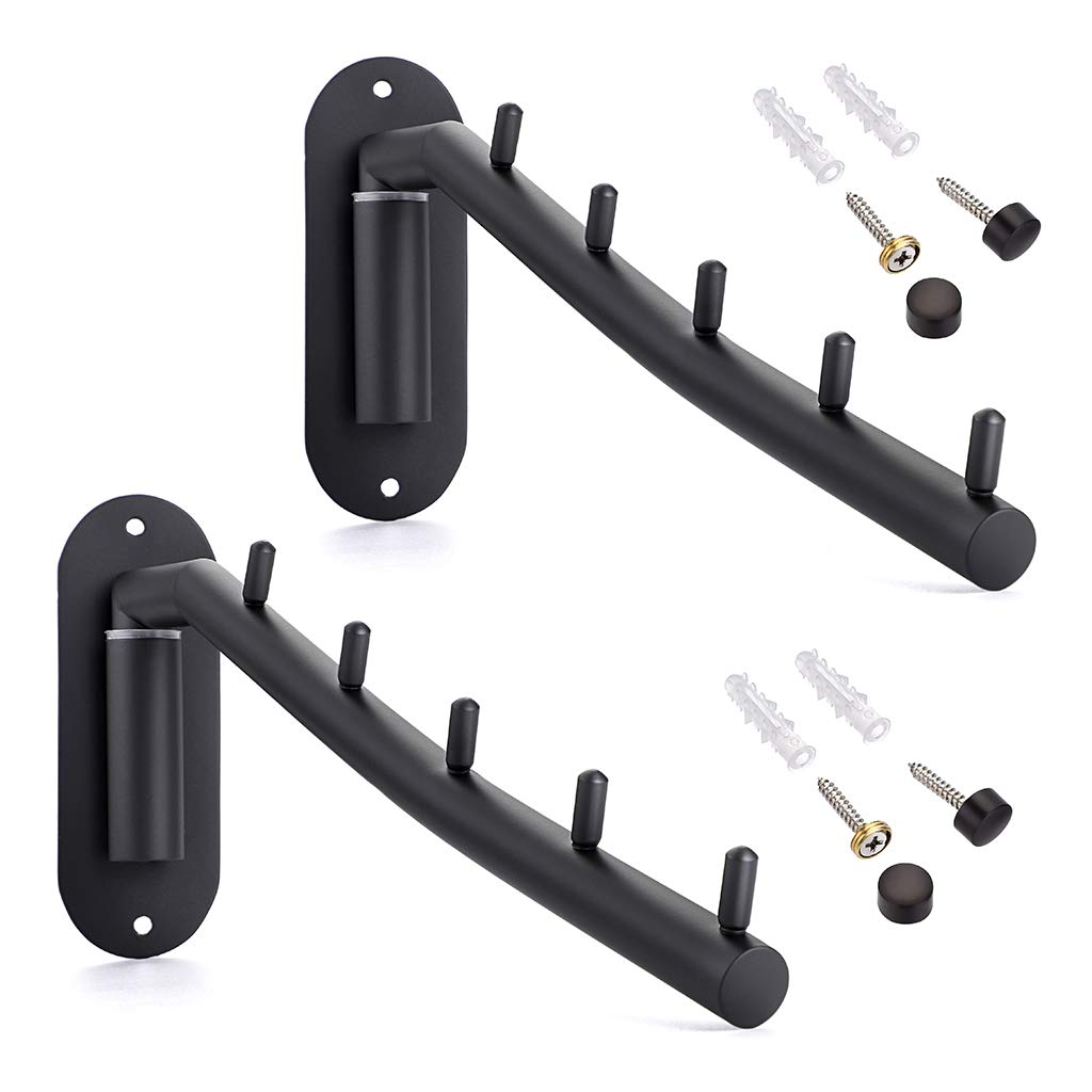 Sumnacon 2 Pcs Stainless Steel Clothes Hanger Rack-Wall - Image 1
