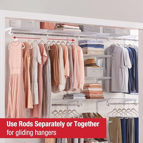 Rubbermaid Configurations Custom Closet Kit 4-8 Ft, White - Image 5
