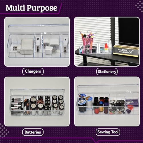 Set of 3 Cable Organizer Box W/Labels - Charger Box, | All Products - Image 6