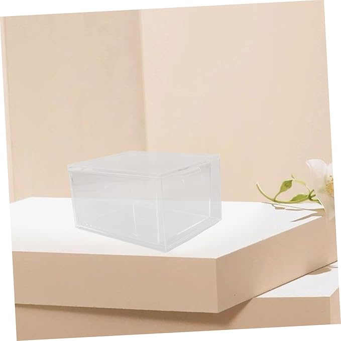 3pcs Storage Bins Lids Stackable Drawer Organizer Pantry Organizer Bins Acrylic Makeup Storage for Vanity Bathroom