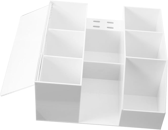 Crylic Eyelash Organizer Box Lash Tweezers Holder Desktop Storage Rack for Lash Extensions Tools