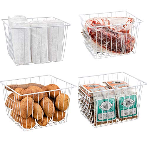 Freezer Wire Baskets, Kitchen Storage Organizer Bins - Image 6