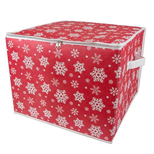DII Christmas Ornament Storage Box with Dividers, Holds 75 - Image 4