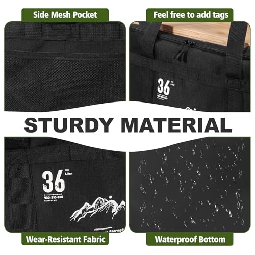 Camping Bag 36L Tactical Camp Kitchen Organizer, Cutting Board - Image 6