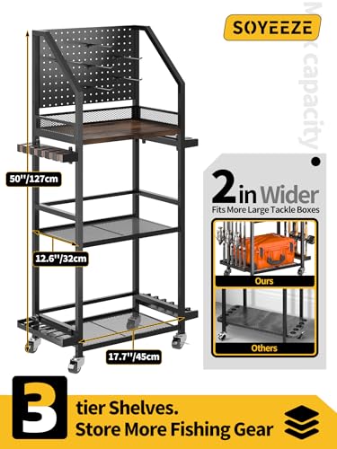 Fishing Rod Holders for Garage, Fishing Pole Holders Up - Image 3