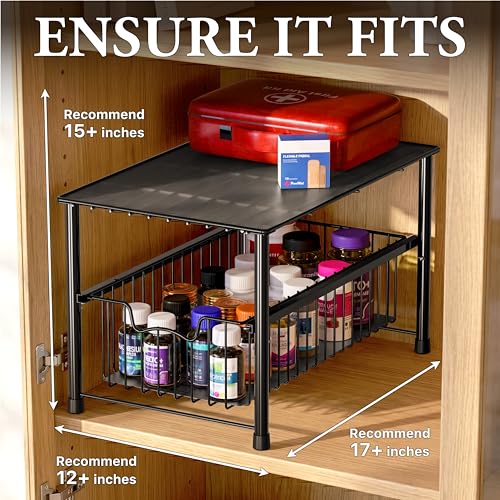 Simple Houseware Wired Stackable Under Sink Cabinet | All Products - Image 4