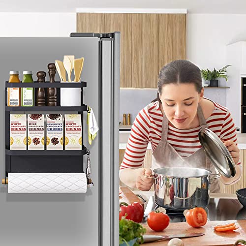 Magnetic Spice Rack for Refrigerator Magnetic Paper Towel - Image 6