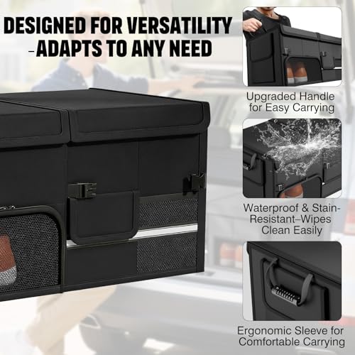 Foldable Car Trunk Organizer with Multi-Compartment – - Image 7