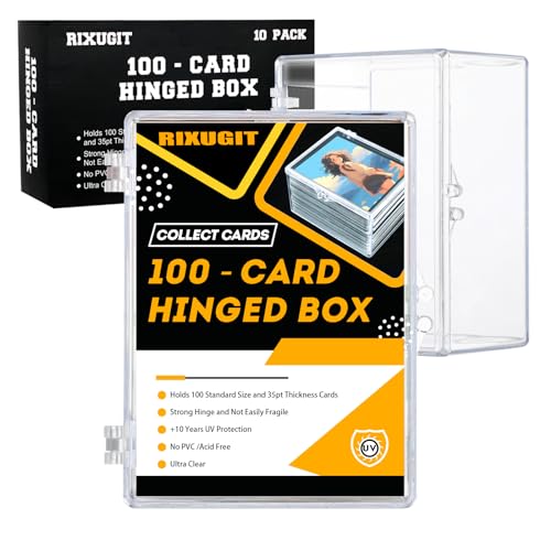 10-Pack 100-Count Deck-Case Card-Box - Hinged Trading Card - Image 2