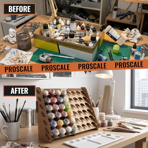Wall Paint Rack Organizer for Miniatures & Modeling - Image 7
