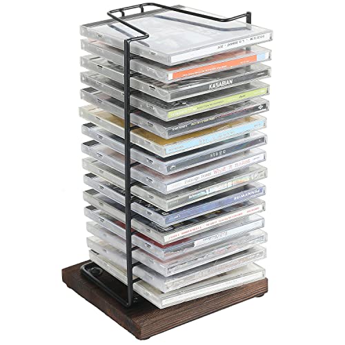 MyGift CD Storage Rack, 15 Disc Jewel Case Holder - Image 2