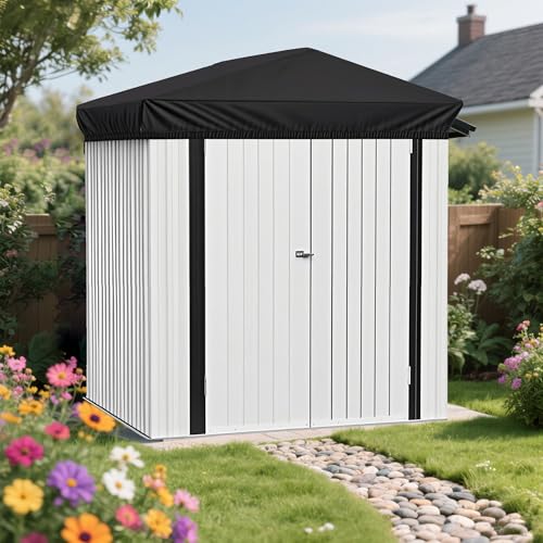 6x4 Ft Durable Slooping Roof Shelter Cover Pressure Rubberized - Image 3