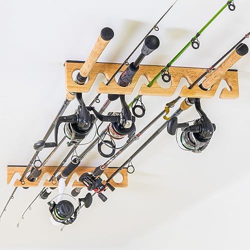 StoreYourBoard Fishing Rod Holder, Wall and Ceiling Rack - Image 2