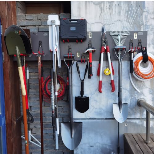 3-H Heavy Duty Garage Hooks, 31 Pack Wall Storage Organizer,Red - Image 3