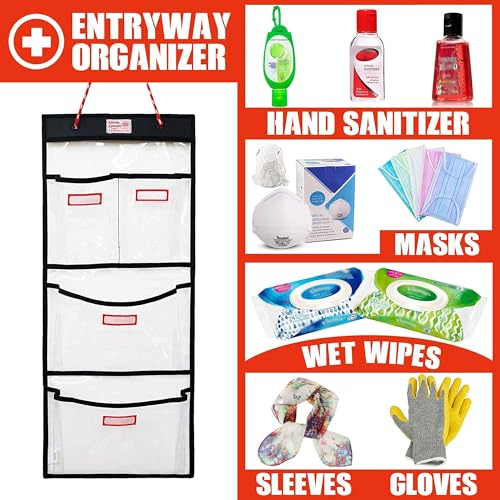 Rough Enough Locker Organizer, 4 Pockets Hanging for Gym Work - Image 3