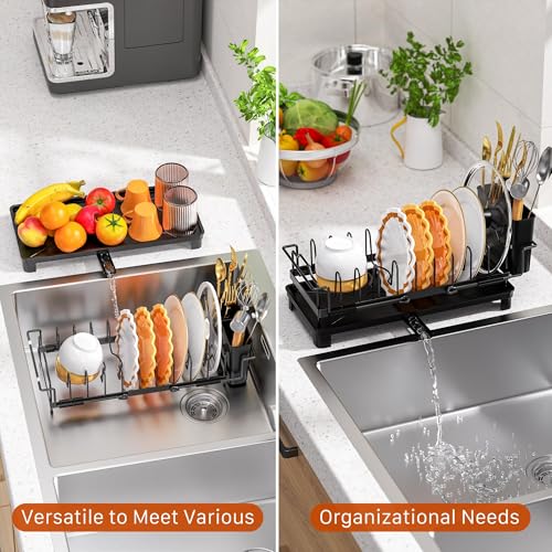 Small Dish Drying Rack - Expandable Dish Drying Rack with Drying - Image 7