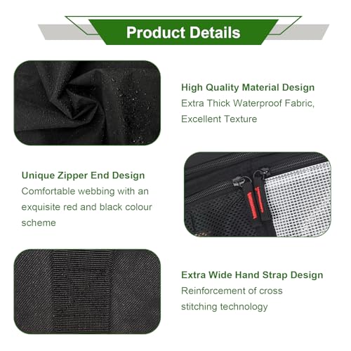 Grill Tool Organizer, BBQ Tool Storage Bag with Pockets - Image 5