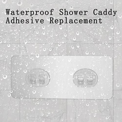 8 Pack Shower Caddy Adhesive for Replacement, Strong Transparent - Image 7