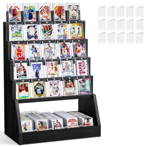 Emfogo 5 Tier Trading Card Display Stand with 3700+ Cards - Image 2