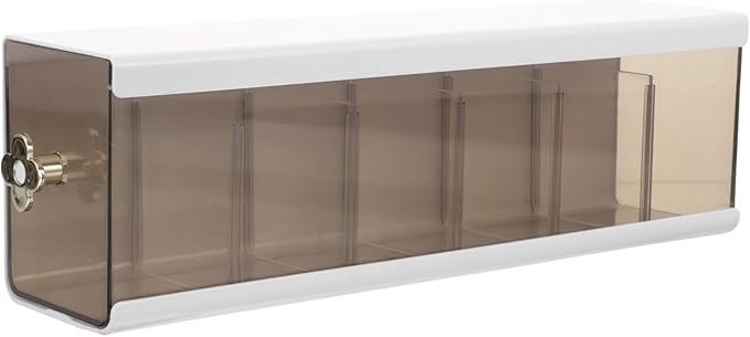 Cabilock Wall-mounted Underwear Storage Box Sock Organizer for Closet Practical Hanging Storage Case for Socks and -saving Design Easy to Install and Use