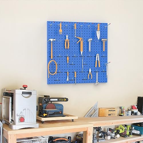 TORACK Metal Pegboard Wall Organizer 24"x24" 70 PCS Tool - Image 3