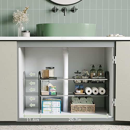 Under Sink Organizers and Storage,Expandable under cabinet - Image 5