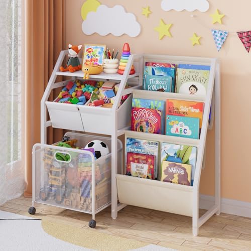 LATIBELL Kids Bookshelf Toy Storage Organizer & 2 Bi | All Products - Image 2
