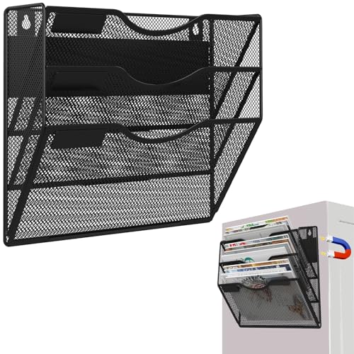 3-Tier Magnetic File Holder, No Drilling Installation File - Image 2