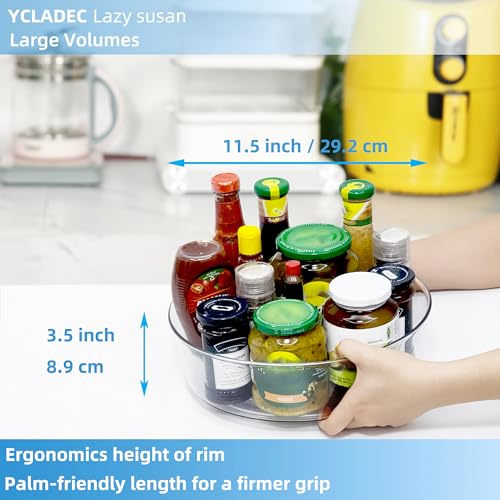 4 Pack Lazy Susan 11.5" Inch Turntable Organizer Org - Image 7