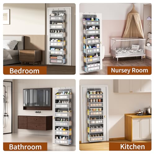 AQOOA 6-Tier Over The Door Organizer 44 lbs Capacity fit Standard - Image 7