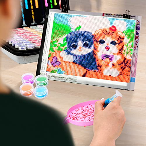 LitEnergy 9”x12” LED Light Pad Kits, USB Powered Light Board - Image 4