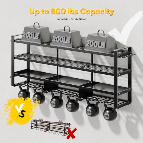 49" W Large Power Tool Organizer Wall Mount, 4 Layer Heavy - Image 6