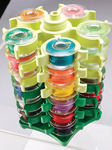 Clover Stack 'n Store Bobbin Tower with Nancy Zieman-3-1/2 X3-3/4 - Image 3