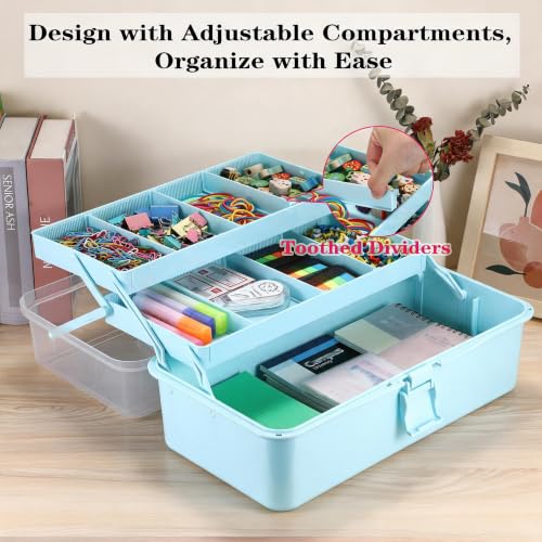 Tackle Box, 15-Inch Extra Large Art Storage Box | Home Organization - Image 6