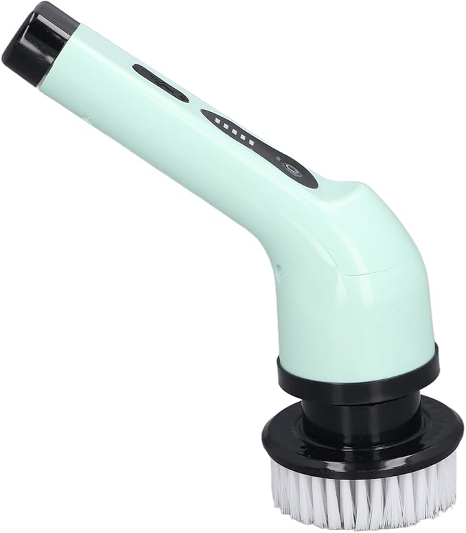 Electric Scrubber, Handheld Cleaning Brush with 9 Multifunctional Brush Heads, Cordless Design for Kitchens, Bathrooms and Cars, PP, Strong Motor