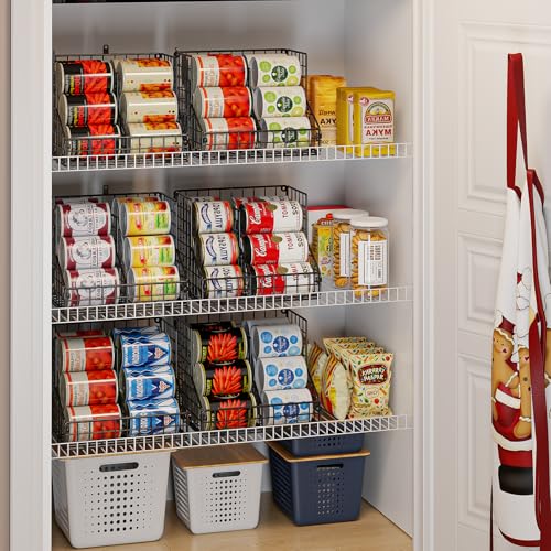 JKsmart Stackable Can Organizer for the Pantry with 2 - Image 4