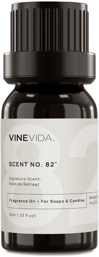 VINEVIDA Scent No.82 Fragrance Oil for Candle & Soap Making - Natural .33oz Candle Scents Made in USA