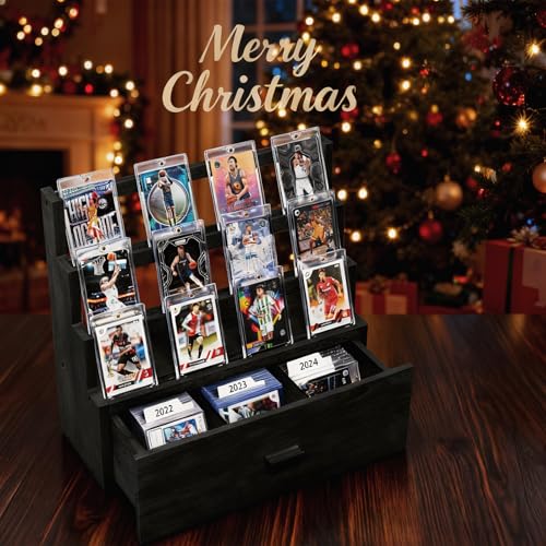 Emfogo Trading Card Display, 3-Tier Card Display Case - Image 5