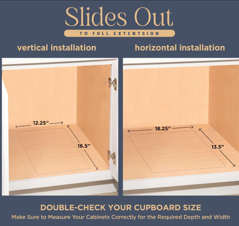 HOLDN’ STORAGE Pull Out Trash Can Cabinet Organizer, | All Products - Image 3