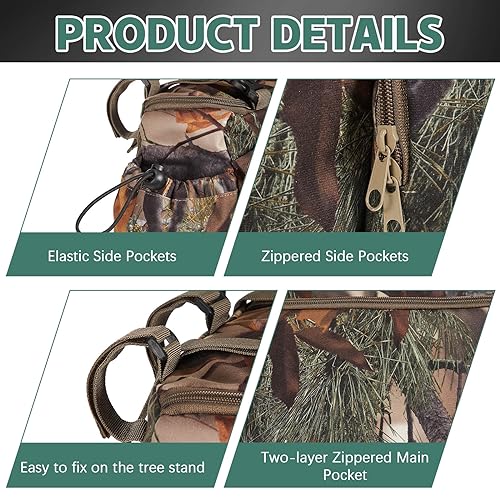Suhine 2 Pcs Camo Treestand Storage Bags Waterproof - Image 4