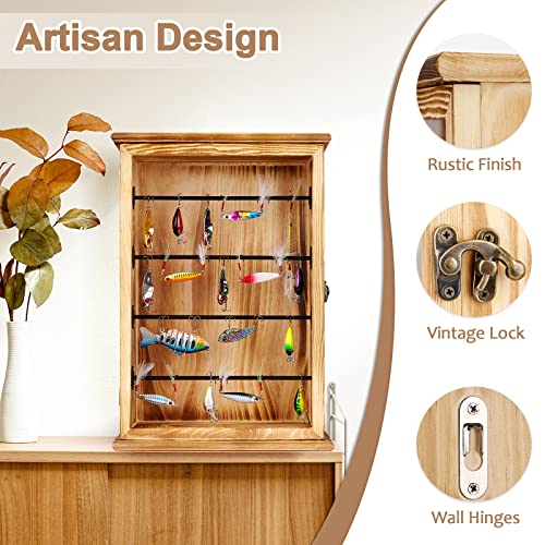 Wall Cabinet Fishing Lures Storage Display Case - Image 5