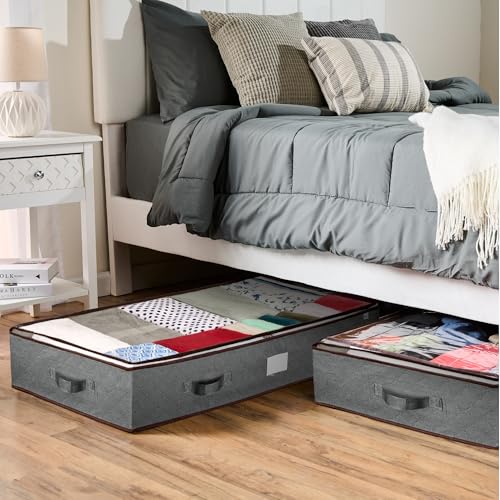 ZOBER Under Bed Storage Bags, Underbed Storage Containers - Image 6
