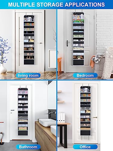Over the Door Organizer Storage - 5 Tier Hanging Storage shelves - Image 4