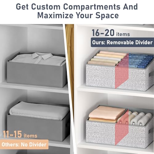 DIMJ Large Closet Shelf Organizer Bins 6 Packs with | All Products - Image 4