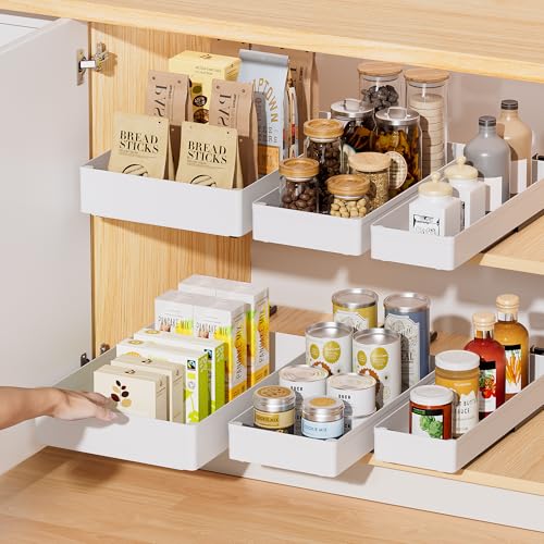 Delamu 3 Pack Pull Out Cabinet Organizer, 15.7"Deep | All Products - Image 6